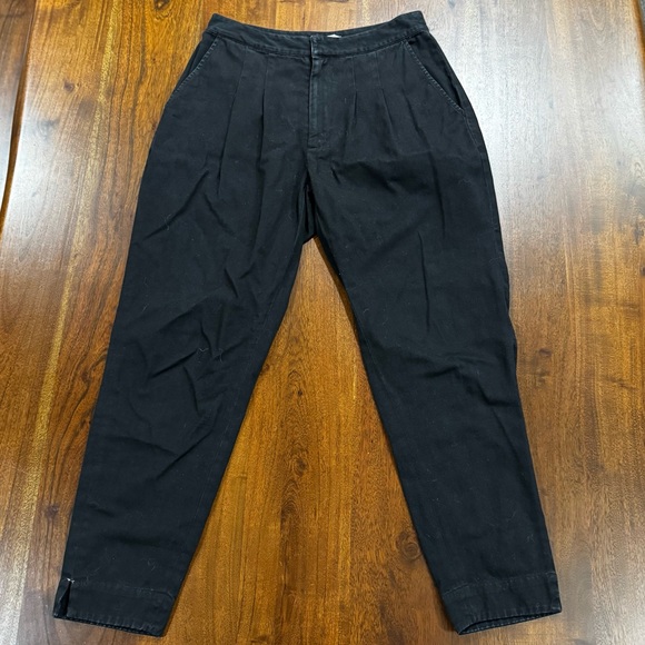 Esby Apparel Basin High Waist Pants Black Pleated Size XS - Picture 3 of 10